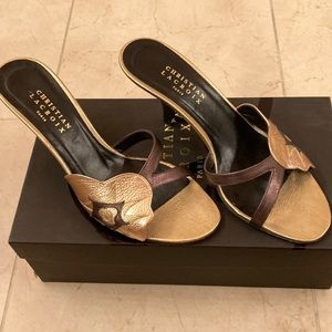 Christian Lacroix Metallic Sandals - Size 36 1/2 EU / 51/2 to 6 US